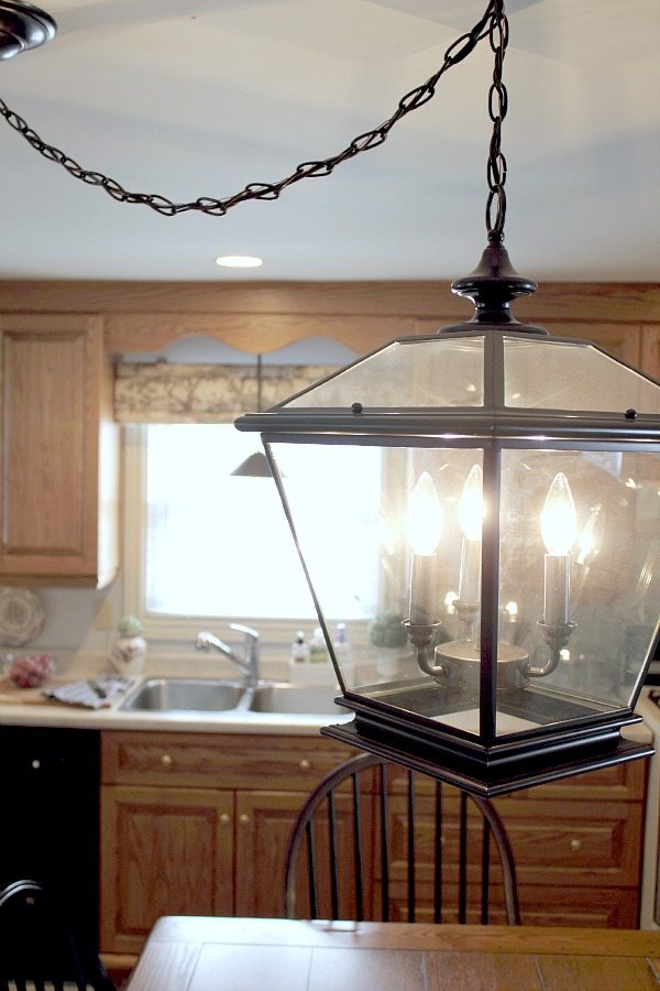 Farmhouse Lighting in the Kitchen | The Creek Line House